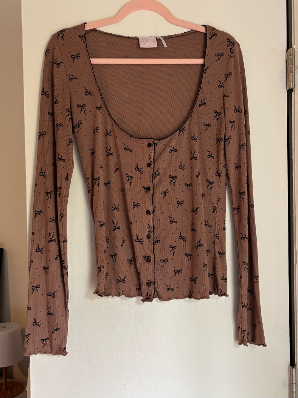 UO Out From Under Sweet Dreams Printed Cardigan | L